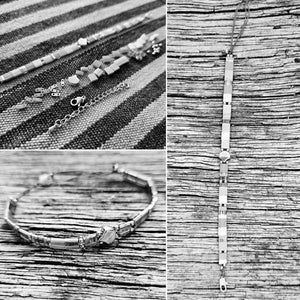 Bracelet Tila & feuille de Ginko