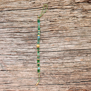 Bracelet Tila & feuille de Ginko