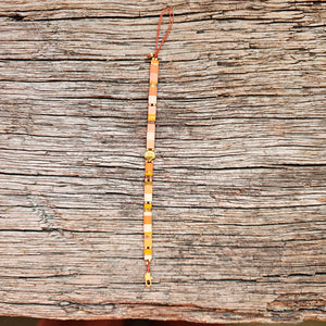 Bracelet Tila & feuille de Ginko