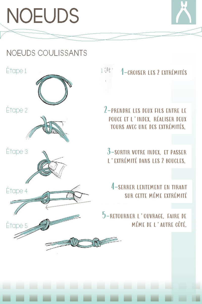 Fiche Technique Le Noeud Coulissant Folle De Bijoux fiche-technique-le-noeud-coulissant-folle-de-bijoux